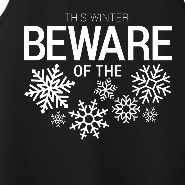 This Winter: Beware Of The Snowflakes Performance Tank