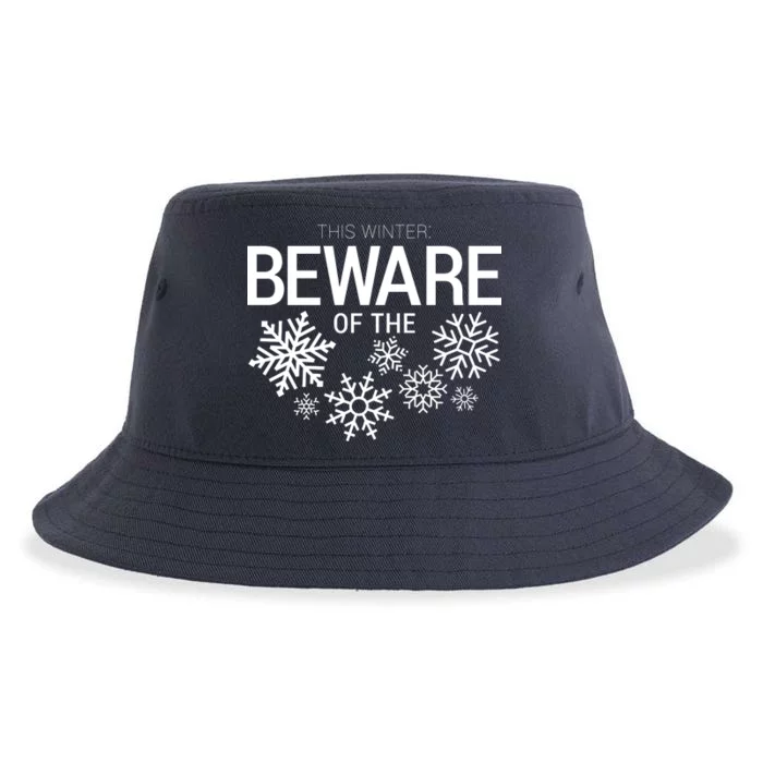 This Winter: Beware Of The Snowflakes Sustainable Bucket Hat