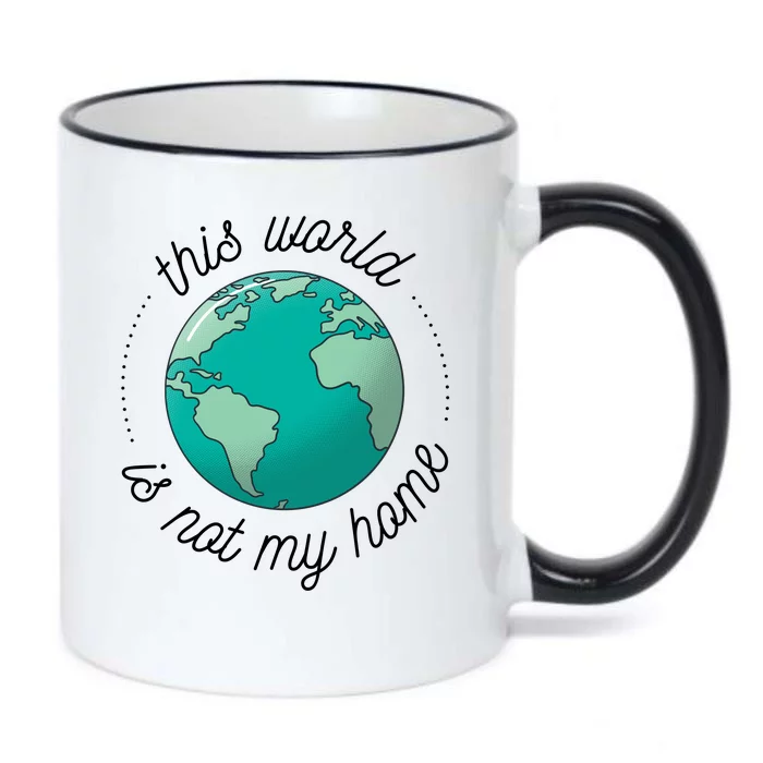 This World Is Not My Home Black Color Changing Mug