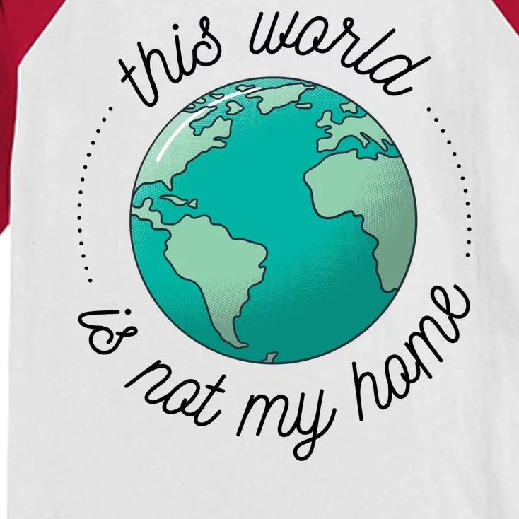 This World Is Not My Home Kids Colorblock Raglan Jersey