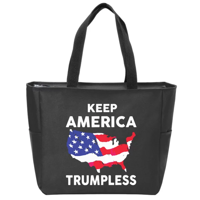 Tom Hanks Keep America Trumpless Zip Tote Bag