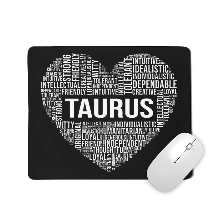 Taurus Horoscope Lover Zodiac Astrological Sign Funny Gifts Mousepad