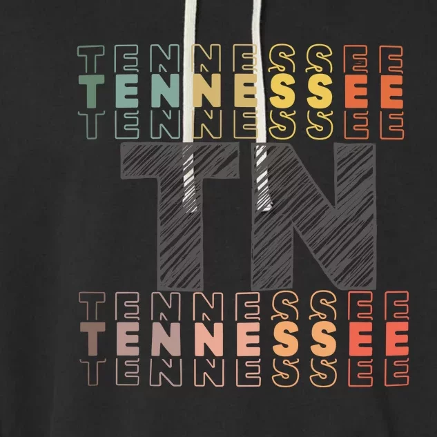 Tennessee Home Lightweight Cotton Tn State Garment-Dyed Fleece Hoodie