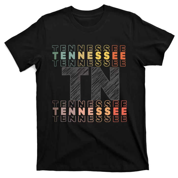 Tennessee Home Lightweight Cotton Tn State T-Shirt