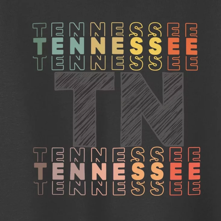 Tennessee Home Lightweight Cotton Tn State Toddler T-Shirt