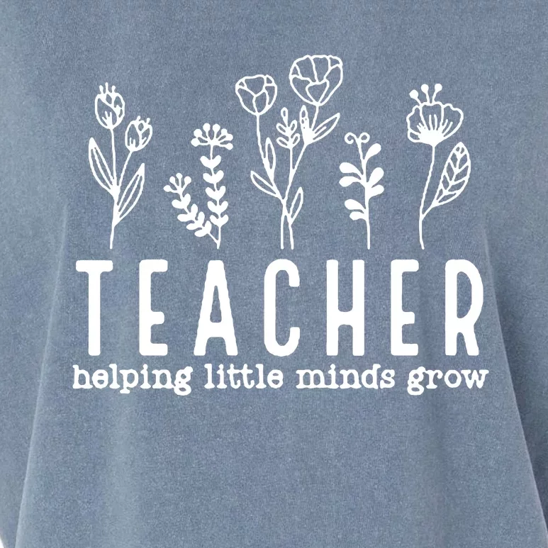 Teacher Helping Little Minds Grow Garment-Dyed Women's Muscle Tee