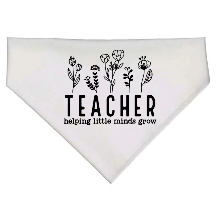 Teacher Helping Little Minds Grow USA-Made Doggie Bandana