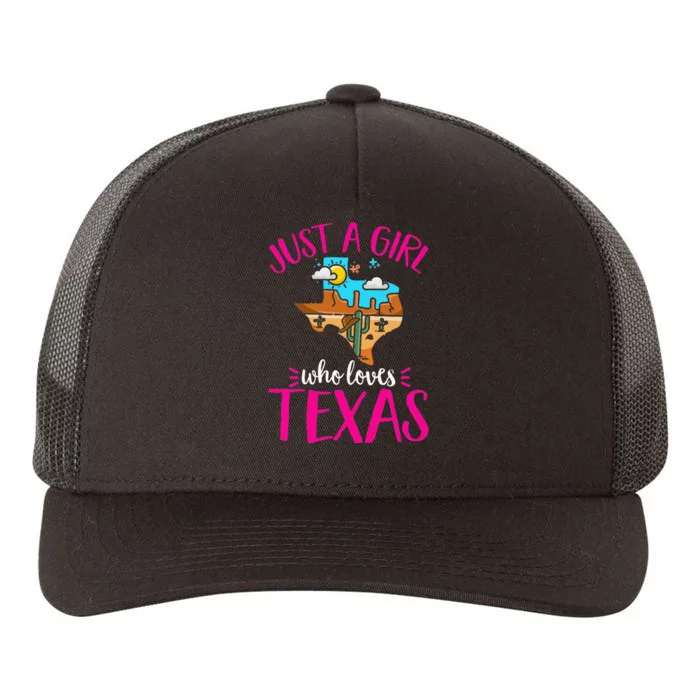 Texas Home Love Texan Who Loves Her Texas Yupoong Adult 5-Panel Trucker Hat