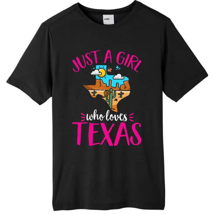 Texas Home Love Texan Who Loves Her Texas ChromaSoft Performance T-Shirt