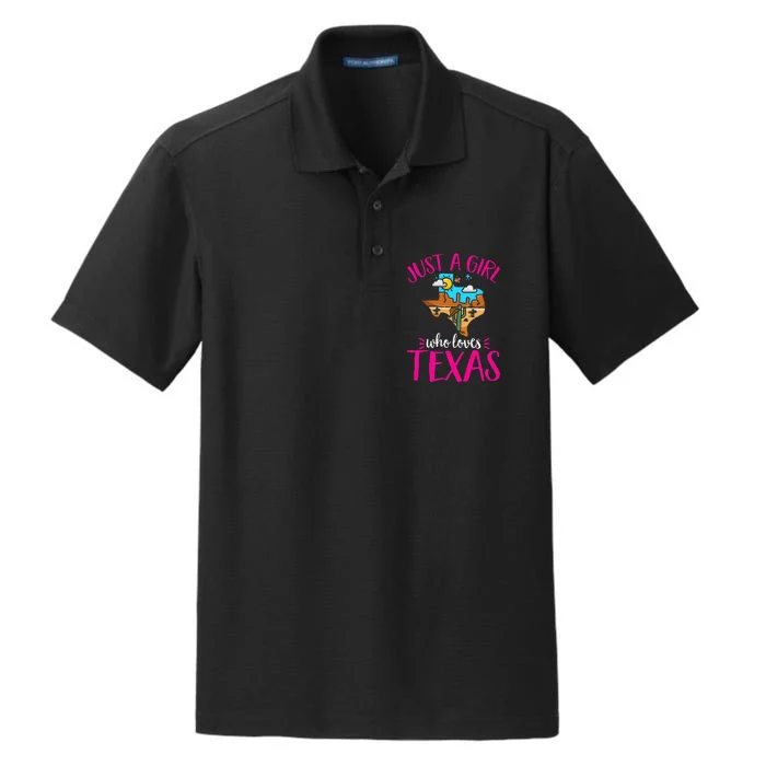 Texas Home Love Texan Who Loves Her Texas Dry Zone Grid Performance Polo