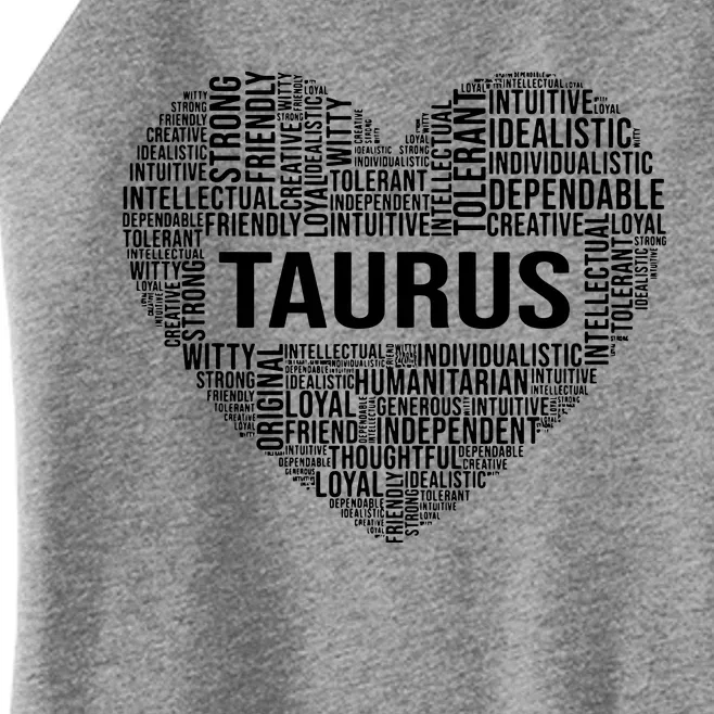 Taurus Horoscope Lover Zodiac Astrological Sign Funny Gift Women’s Perfect Tri Rocker Tank