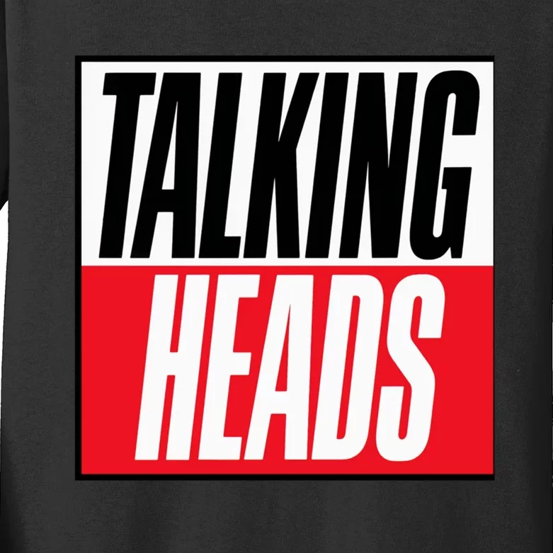 Talking Heads Logo Kids Long Sleeve Shirt