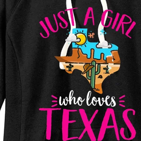 Texas Home Love Texan Who Loves Her Texas Women's Fleece Hoodie