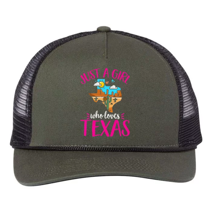 Texas Home Love Texan Who Loves Her Texas Retro Rope Trucker Hat Cap