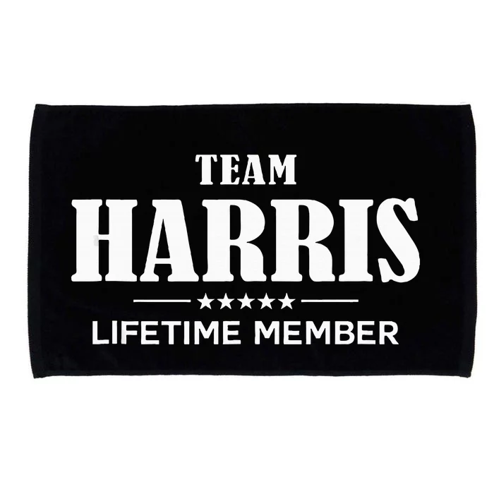 Team Harris Lifetime Member Harris Family Microfiber Hand Towel