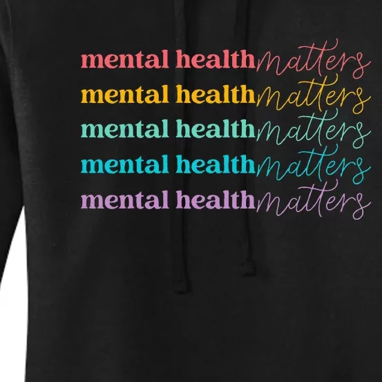 Tal Health Matters Be Kind Self Care Tal Awareness Women's Pullover Hoodie