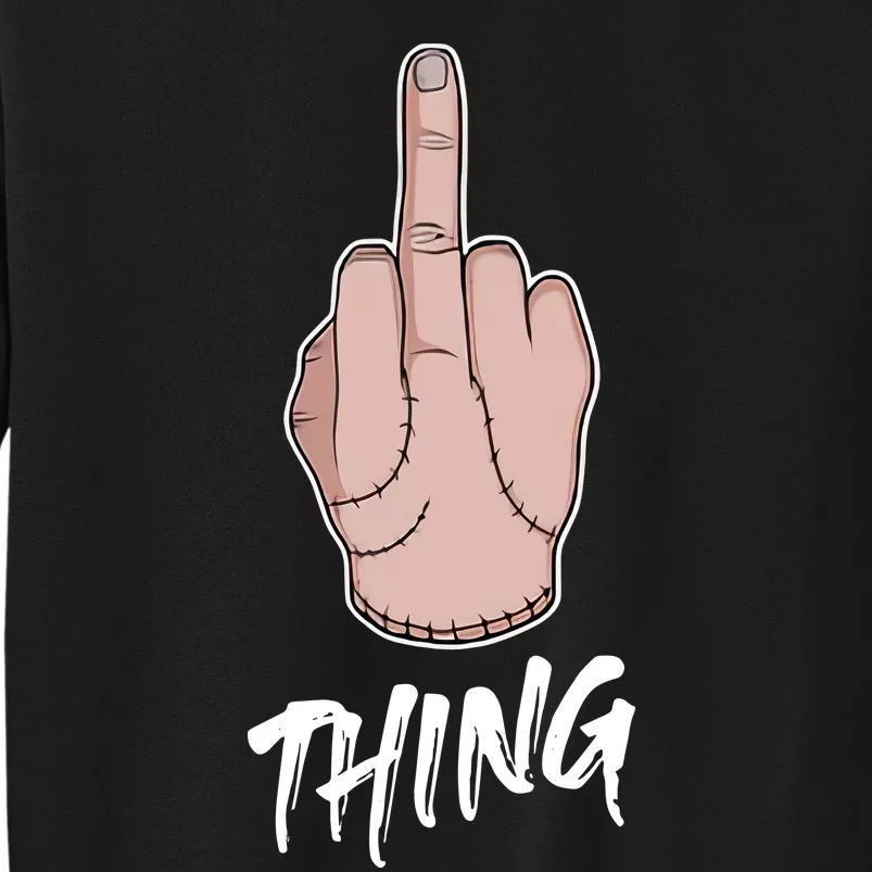 Thing Hand Middle Finger Up Funny Wednesday Lover Sweatshirt