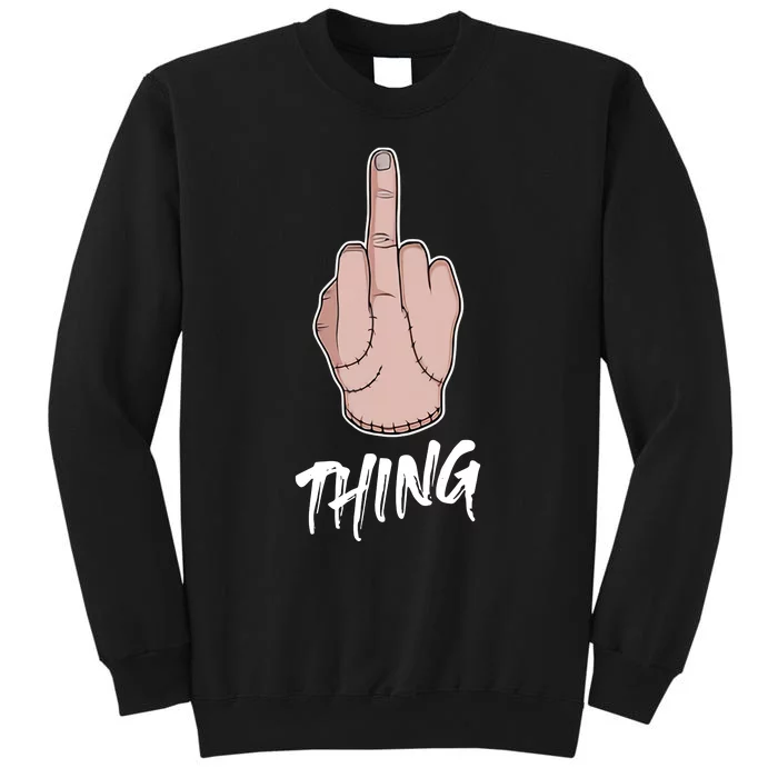 Thing Hand Middle Finger Up Funny Wednesday Lover Sweatshirt