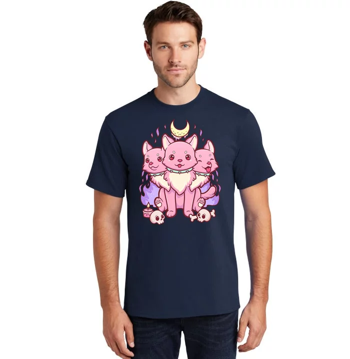 Three Headed Moon Dogs Tall T-Shirt