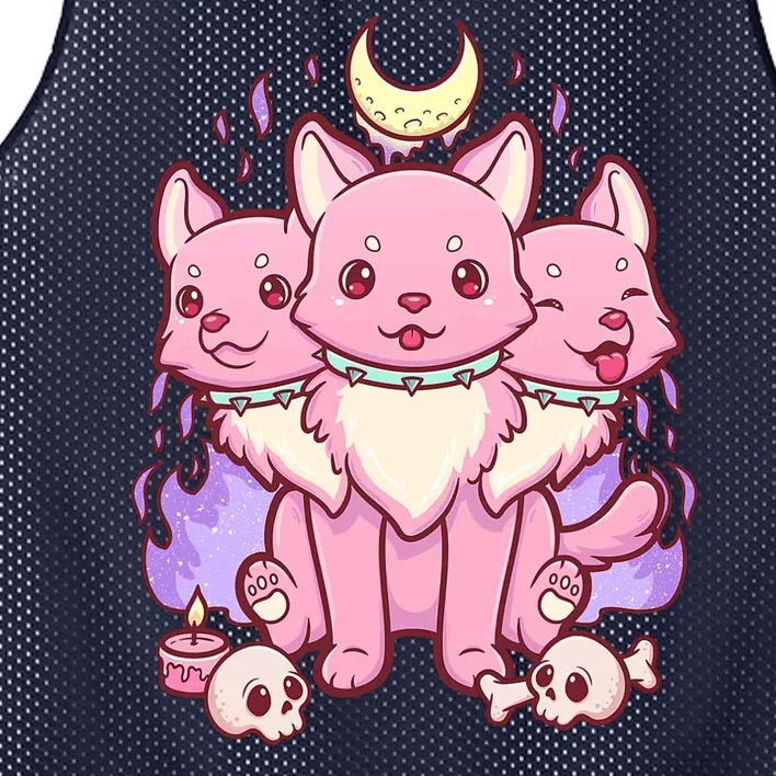 Three Headed Moon Dogs Mesh Reversible Basketball Jersey Tank