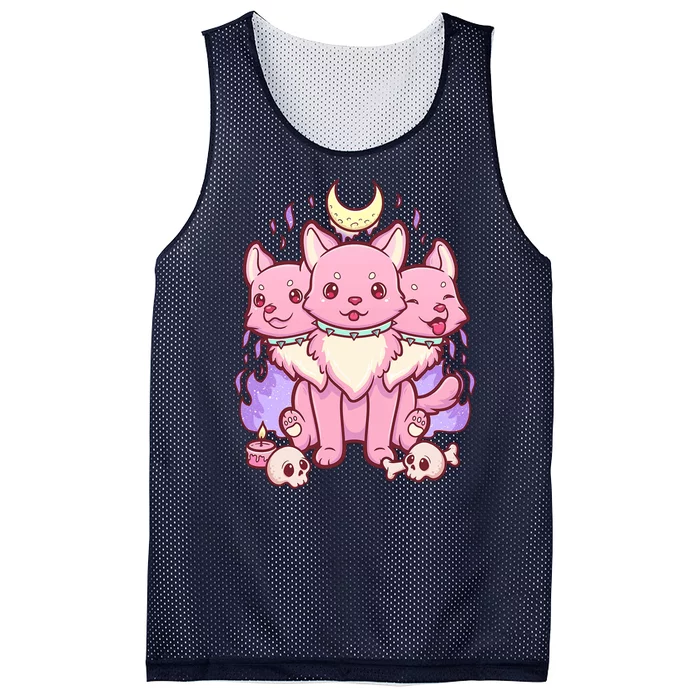 Three Headed Moon Dogs Mesh Reversible Basketball Jersey Tank