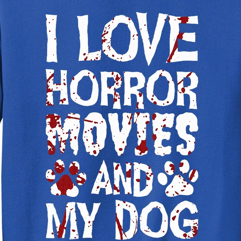 Thriller Horror Movies Scary Film Lovers Halloween Fans Tall Sweatshirt