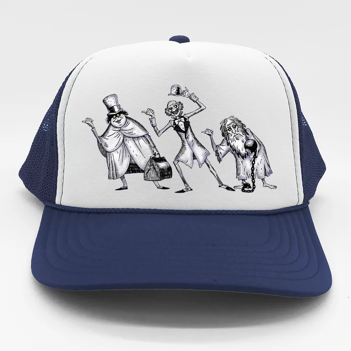 The Haunted Mansion The Hitchhiking Ghosts Asking Trucker Hat