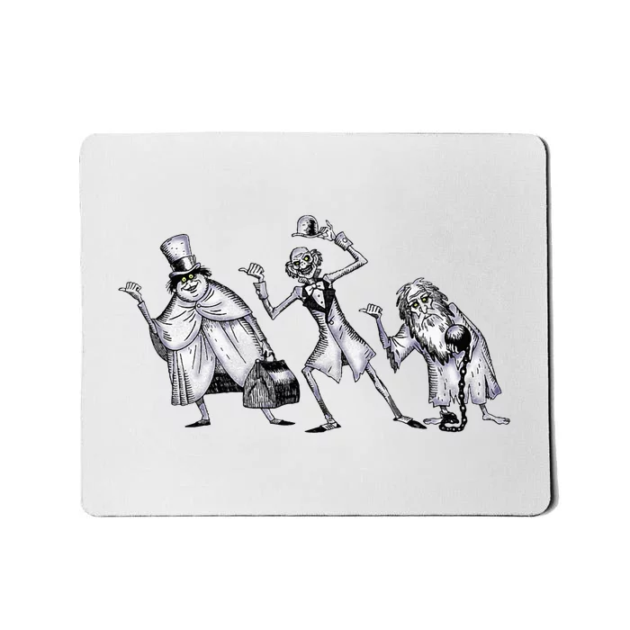 The Haunted Mansion The Hitchhiking Ghosts Asking Mousepad