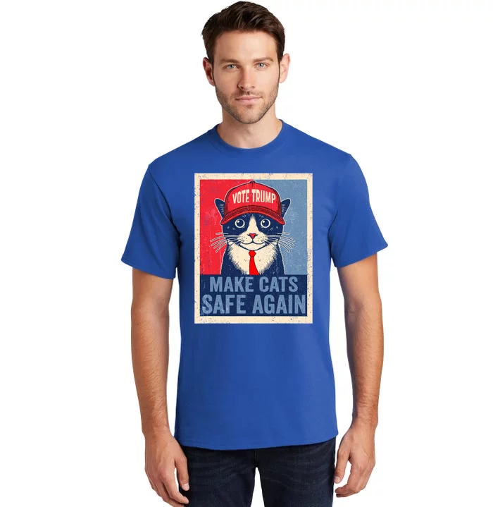 Trump Harris Make Pet Safe Again Democratic Republican Cool Gift Tall T-Shirt