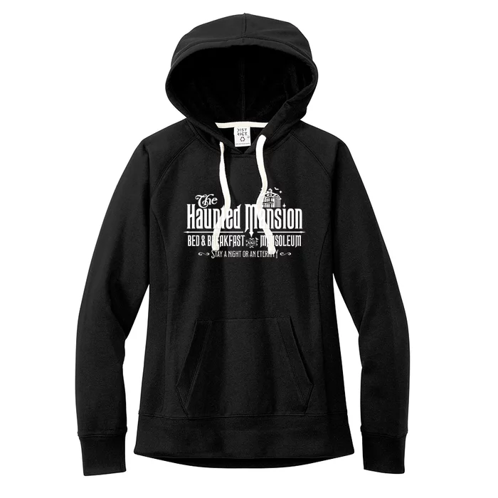 The Haunted Mansion Bed And Breakfast Women's Fleece Hoodie