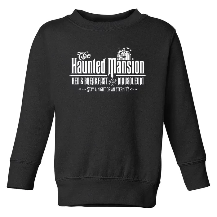 The Haunted Mansion Bed And Breakfast Toddler Sweatshirt