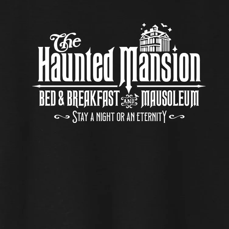 The Haunted Mansion Bed And Breakfast Women's Crop Top Tee