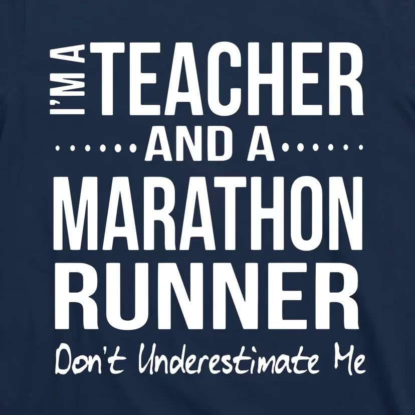 Teacher Half Marathon Funny Running Gift High School Runner Premium T-Shirt