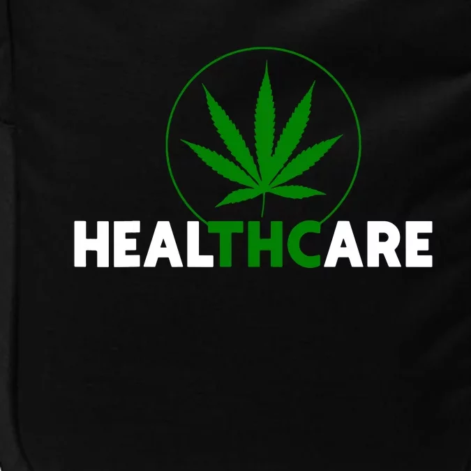 Thc Healthcare Marijuana Weed 420 Pothead Humor Impact Tech Backpack