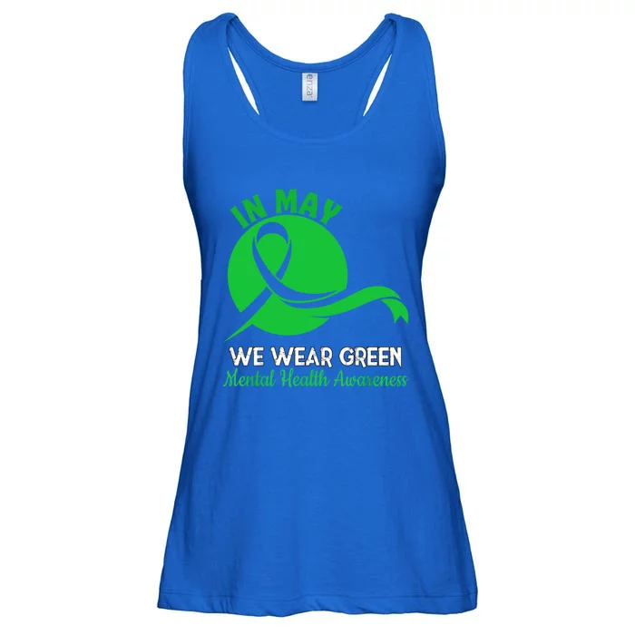 Tal Health Month We Wear Green Tal Health Awareness Cool Gift Ladies Essential Flowy Tank