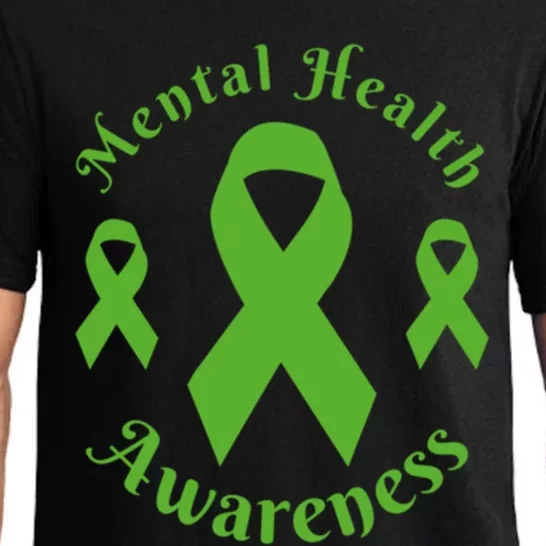 Tal Health Month We Wear Green Tal Health Awareness Gift Pajama Set