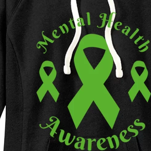 Tal Health Month We Wear Green Tal Health Awareness Gift Women's Fleece Hoodie