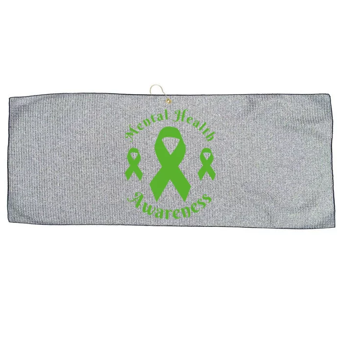 Tal Health Month We Wear Green Tal Health Awareness Gift Large Microfiber Waffle Golf Towel