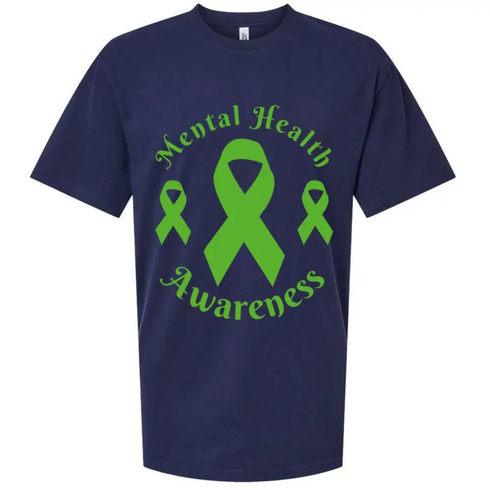 Tal Health Month We Wear Green Tal Health Awareness Gift Sueded Cloud Jersey T-Shirt