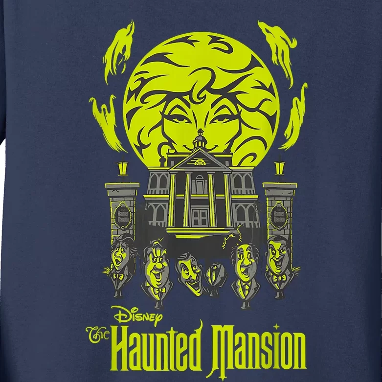 The Haunted Mansion Madame Leota & Singing Busts Poster Kids Long Sleeve Shirt