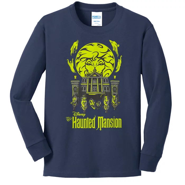 The Haunted Mansion Madame Leota & Singing Busts Poster Kids Long Sleeve Shirt