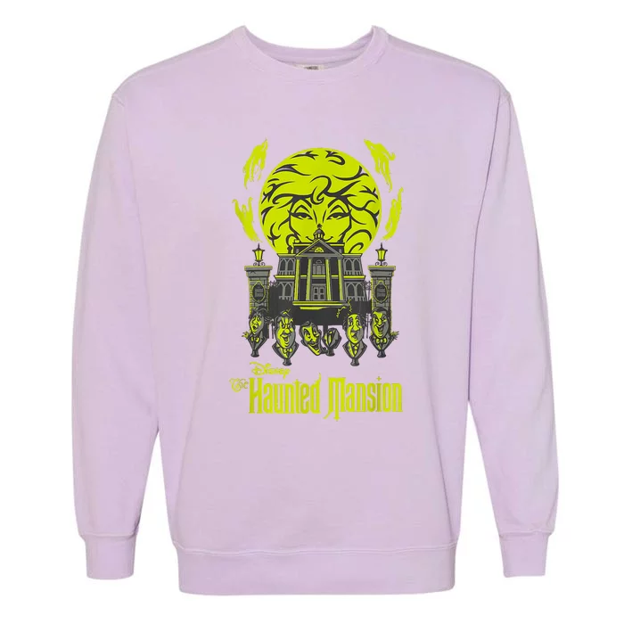 The Haunted Mansion Madame Leota & Singing Busts Poster Garment-Dyed Sweatshirt