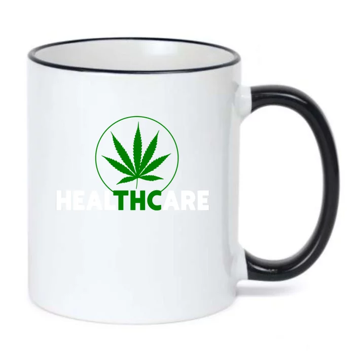 Thc Healthcare Marijuana Weed 420 Pothead Humor Meaningful Gift Cool Gift Black Color Changing Mug