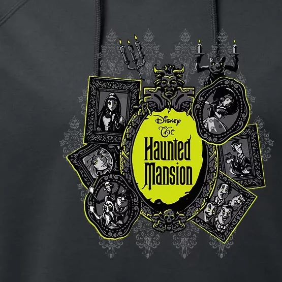 The Haunted Mansion Iconic Character Portraits Mashup Performance Fleece Hoodie