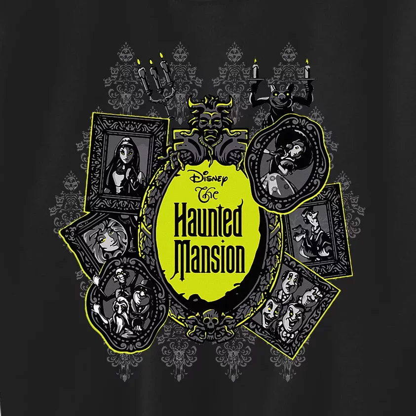 The Haunted Mansion Iconic Character Portraits Mashup Kids Sweatshirt