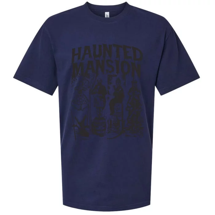 The Haunted Mansion Enigma Unveiling The Unseen Sueded Cloud Jersey T-Shirt