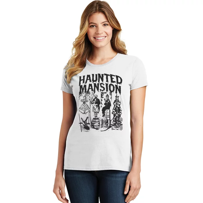 The Haunted Mansion Enigma Unveiling The Unseen Women's T-Shirt