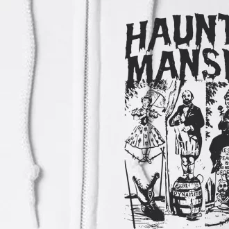 The Haunted Mansion Enigma Unveiling The Unseen Full Zip Hoodie