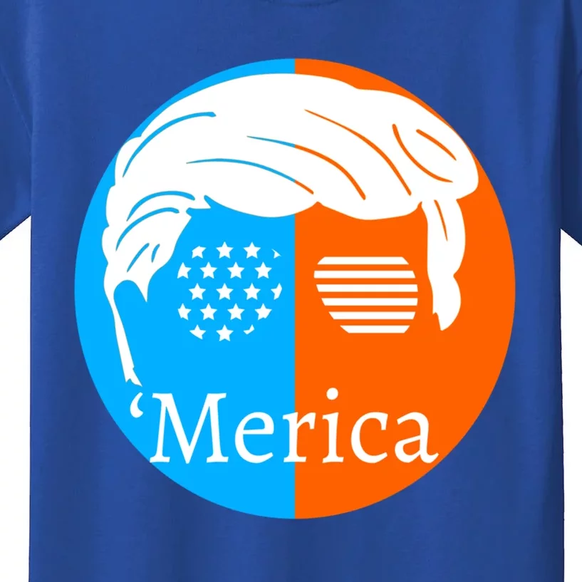 Trump Hair Merica Gift Kids T-Shirt