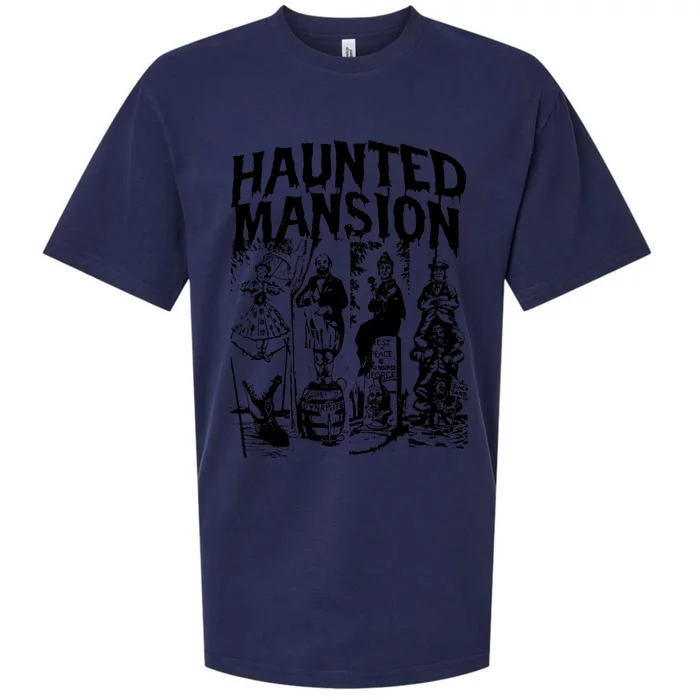 The Haunted Mansion Enigma Unveiling The Unseen Sueded Cloud Jersey T-Shirt